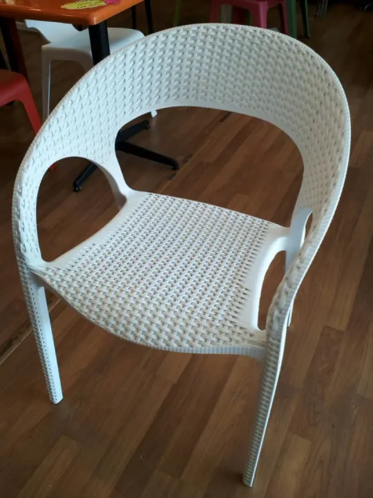 Kerusi Santai Beranda Rumah Polypropylene Plastic Chair Heavy Duty Lazada