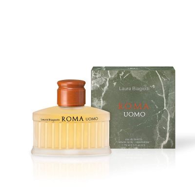 Laura Biagiotti Roma Uomo Eau De Toilette For Men 125 ml. ( กล่องซีล )