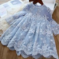 Lace Flower Tutu Dress Girl Baby Kid Party Clothing Girl Princess Daily Wear Dresses for Children