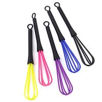 Whisk Egg Mixer Salon Dye Ballon Hair Stirrercolor Whisks Beater Balloon Kitchen Mini Hand Silicone Hairdresser Whip