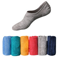 5pair Mens Boat Socks Meias Silicone Non-slip Cotton Vintage Socks Summer Spring Invisible Low Cut Breathable Man Sock Slippers