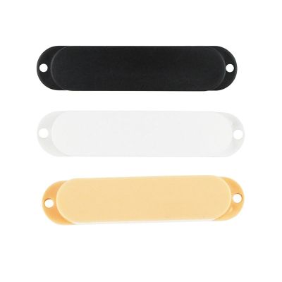 3pcs Closed Plastic Single Coil Guitar Pickup Covers For Fender Strat Electric Guitar Black White Gold High Quality Accessories Guitar Bass Accessorie