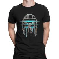 Dead Horror Game Creative TShirt for Men Necromorph Helmet Round Collar Pure Cotton T Shirt Personalize Gift Clothes