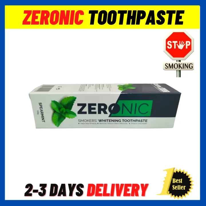 Zeronic Smokers Whitening Toothpaste Stop Smoking with Zero Nic Whitening Toothpaste/Zeronic