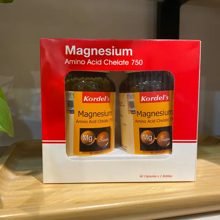 KORDEL'S MAGNESIUM AMINO ACID CHELATE 750 Exp date 06/2024 Lazada