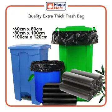 Eco Friendly Thick 0.05mm Recyclable Garbage Bags With Drawstring