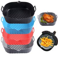 Silicone Air Fryer Basket Liners Inserts Baking Tray Reusable Air Fryer Silicone Pots for Food Safe Air fryers Oven Accessories