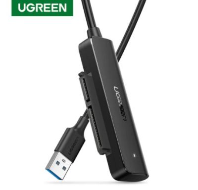 Ugreen SATA USB Converter USB 3.0[ยาว 50 CM] USB 3.0 to SATA Adapter For 2.5 HDD/SSD External Hard Drive Disk 5Gbps SATA to USB Cable