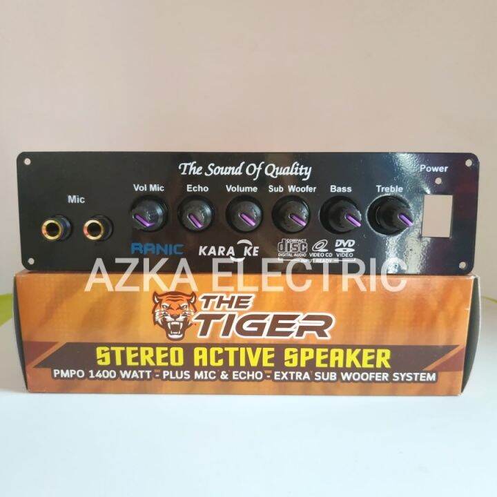 Kit Power Amplifier Speaker Aktif Stereo Karaoke Plus Echo 1400W PMPO
