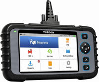 TT TOPDON OBD2 Scanner, TOPDON ArtiDiag600 Code Reader, Scan Tool for Engine/SRS/ABS/at, Oil/EPB/SAS/TPMS Reset Throttle Matching Car Scanner, AutoVIN, 2023 CAN Diagnostic Tool for DIYer, Free WiFi Update