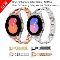 [SOSO 3C accessories] 20มิลลิเมตรสายนาฬิกาข้อมือสายรัดสำหรับ Samsung Galaxy Watch 5 4 40 44มิลลิเมตร/Watch4คลาสสิก42 46มิลลิเมตรสแตนเลสสายรัดข้อมืออุปกรณ์เสริมสร้อยข้อมือ