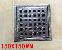 150 x 150mm Tile Insert Square Floor Waste Grates Shower Drain 304 stainless steel anti-odor floor drain DR059