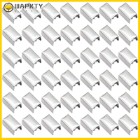 WAPKTY 200pcs เงินสีเงิน ที่หนีบโลหะ 11x6mm ปรับได้ปรับได้ ปลายจีบรัด แคลมป์รัด โลหะสำหรับตกแต่ง เงินจีบจีบ ทำเครื่องประดับ DIY