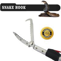 150CM Snake Tong Professional Collapsible Snake Catcher Tool With Zigzag Wide Jaw And Metal Automatic Lock,Stainless Steel Reptile Grabber Rattle Catcher (Include Snake Bag) - intl