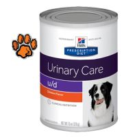 (ส่งฟรี)Hill’s Prescription Diet u/d canine อาหารเปียกสำหรับนิ่ว ขนสด 370กรัม