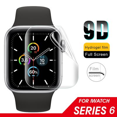 Full Coverage Screen Protector For Apple Watch 1 2 3 4 5 6 38mm 40mm 42mm 44mm Touch Sensitive Hydrogel Protective Soft Film Screen Protectors