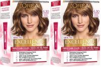 LOREAL PARIS EXCELLENCE CREME NO. 6.30 Golden Dark Blonde ลอรีอัล ปารีส เอกซ์เซลเลนซ์ ครีมเปลี่ยนสีผม เบอร์ 6.30 สีบลอนด์เข้มประกายทองแดง (แพ็คคู่)