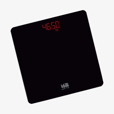 สินค้าใหม่ เครื่องชั่งน้ำหนักดิจิตอล Electronic weight scale แบบชาร์จ USB เครื่องชั่งน้ำหนักคน 180KG สีดำ