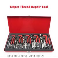 【DT】hot！ 75/131pcs Thread Repair M4 M5 M12 M14 Screw Inserts Restoring Damaged Threads Tools Bit