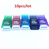 ☌♧▪ 10pcs/LOT MINI USB2.0 Card Reader Card Adapter Support TF micro SDHC SDXC SD card up to 256GB For Computer