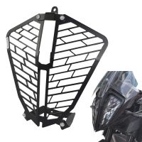 Black Motorcycle Front Headlight Grille Guard Cover Headlamp Protector Head Lamp Light Protective Cover For KTM 390 790 890 ADV Adventure R 2019 2020 2021 2022 2023