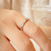 She with Cheewa | silver925 | iris ring แหวนเงินแท้ ประดับโอปอล และ zirconia หลากสี