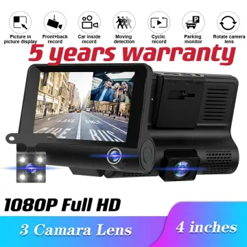 HD 1080P 4 Way Lens Car DVR Dash Cam Video Recorder G-Sensor Night