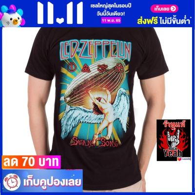 เสื้อวง LED ZEPPELIN เสื้อใส่สบาย Rock เลด เซพเพลิน ไซส์ยุโรป RDM514