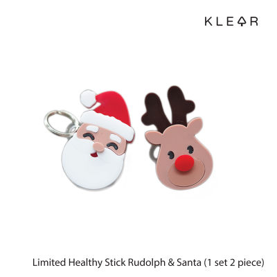 KlearObject Healthy Stick Rudolph &amp; Santa set of 2 ที่กดปุ่มอนามัย ที่กดลิฟท์ ATM ที่กดปุ่มอะคริลิค (1 แพ็ค 2 ชิ้น) : K504 พร้อมส่ง