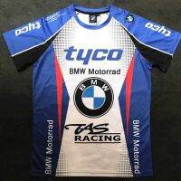 2022 Summer Motorcycle Off-Road Clothing Bicycle Cycling Jersey Short-Sleeved Bmw Racing T-Shirt Quick-Drying Clothes Breathable Rider Half-S