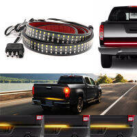 48 60 inch Truck Tailgate LED Strip Light Bar Triple Row 5-Function With Reverse Brake Turn Signal For Jeep Pickup SUV Dodge