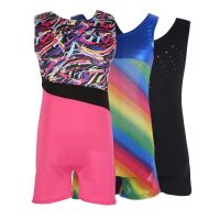 Girls Sleeveless Ballet Leotards Gymnastic Ballet Dancewear