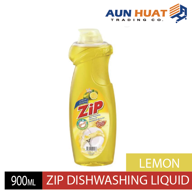 ZIP DISHWASHING LIQUID LEMON 900ML Lazada
