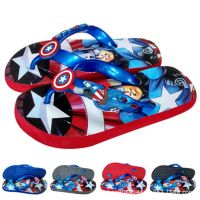 Children Slippers Boys Flip Flops Summer Casual Cartoon Captain America Spiderman Fashion Kids Beach Shoes Baby Girls Home Shoes