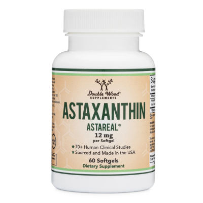 Double Wood Astaxanthin 12mg ( AstaReal : Natural Patented Astaxanthin) แอสตาแซนธิน