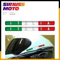 สติ๊กเกอร์ถังน้ำมันมอเตอร์ไซค์ลายธงอิตาลีเคสสำหรับ Aprilia Ducati เวสป้าสำหรับ K3 K1 Agv Rr4 K5 Rr7รูปลอกหมวกกันน็อกฉลาม