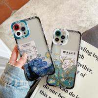 Fine hole straight edge angel eyes TPU suitable for 13Promax Apple 12Pro oil painting 11proXR mobile phone case 78p