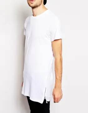 OEM High Street Men's Private Label Hem Longline T-Shirts - China Clothing  and Cotton price