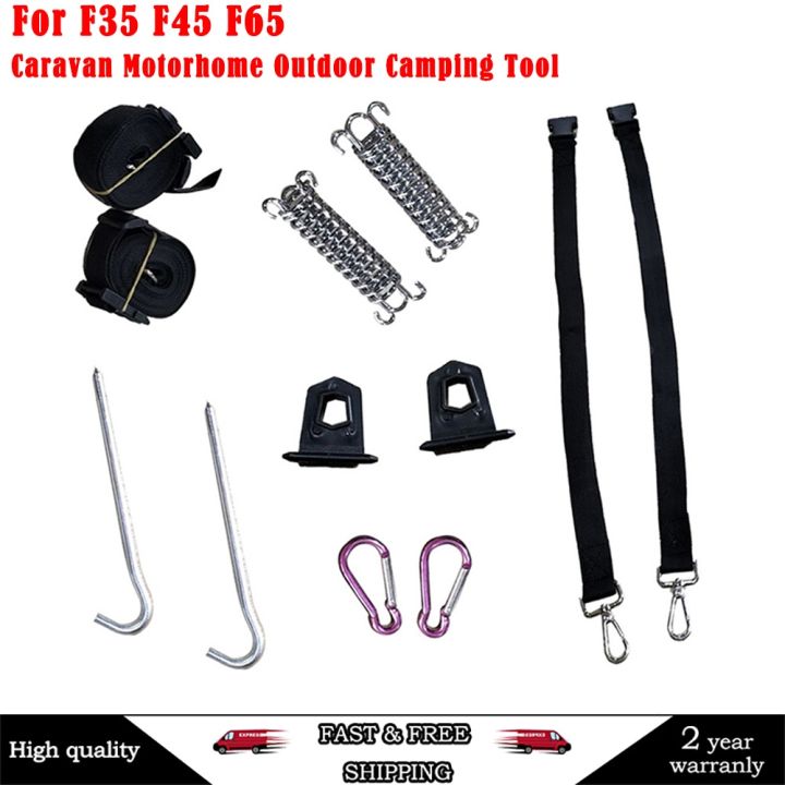 for-f35-f45-f65-caravan-motorhome-outdoor-camping-tool-for-fiamma-awning-tie-down-kit-type-s-black-new