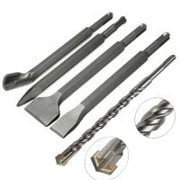 1Pcs SDS Plus Shank Electric Hammer Drill Bit Point/Groove/Flat Chisel Masonry Tools Set For Woodworking Concrete Wall Rock