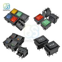 KCD4 Rocker Switch ON OFF 2 Position On Off On 3 position 4 Pins/ 6 Pins Electrical Equipment With Light Power Switch 16A 250VA