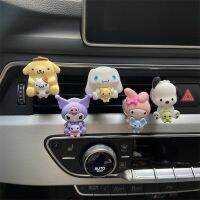 【hot】 Sanrios Cinnamoroll Kuromi Car Air Vent Ornament Conditioner Diffuser Lasting Fragrance