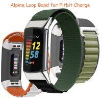 ㍿☬ Alpine Loop Band for Fitbit Versa Charge 3 Charge 4 Charge 5 Nylon Strap Bracelet Smart WatchBand Sport Bracelet