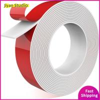 JIYAN2866 สีขาวขาว เทปสองด้าน X 1in 0.04in หนา เทปสำหรับติดตั้ง ทนทานสำหรับงานหนัก เทปฟองน้ำสำหรับตกแต่ง การติดตั้งการเติมรถยนต์และช่องว่าง