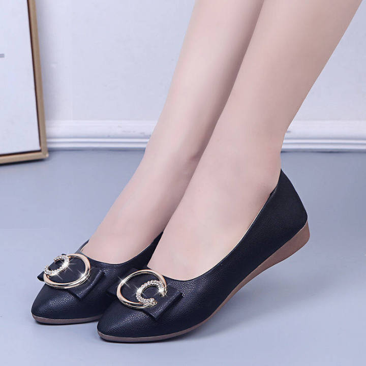 kkj-mall-womens-single-shoes-2021-spring-and-autumn-new-shallow-mouth-all-match-soft-soled-casual-shoes-korean-fashion-professional-flat-shoes
