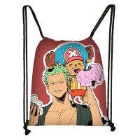 New One Piece Drawstring Bag Magic Portable Drawstring Bag Student Cute Male Cartoon Large Buggy Bag Wholesale