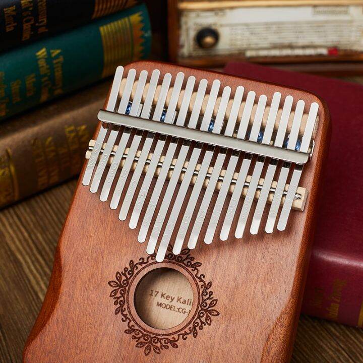 kalimba-17คีย์เปียโนนิ้วหัวแม่มือไม้คุณภาพสูงไม้มะฮอกกานีตัว-mbira-โอคาริน่ากล่องดนตรีครีเอทีฟเปียโน-kalimba