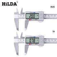 HILDA 0-150มม. คาลิเปอร์ดิจิทัลไฟฟ้าดิจิตอลเวอร์เนียคาลิปเปอร์6นิ้วเครื่องมือวัดไมโครมิเตอร์แอลซีดี