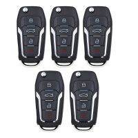 5 Piece KEYDIY NB12-4 KD Remote Control Car Key Universal 4 Button for KD900/KD-X2 KD MINI/ KD-MAX for Ford Style