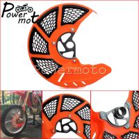 Orange Motorcycle Brake Disc Guard w/ Mounting Kit for EXC-F XCF SX-F EXC SMR XC SX 125 150 200 250 300 450 525 530 2003-15